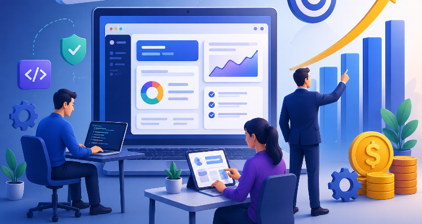 How Custom Web Application Development Boosts Sales and Productivity